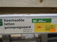 Partij geschaafde latten geimpregneerd - afbeelding 3 van  3