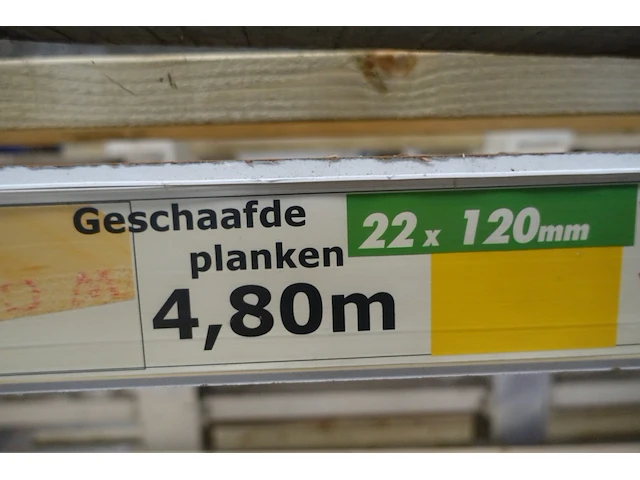 Partij geschaafde planken - afbeelding 3 van  4