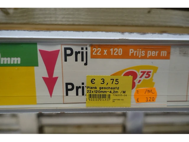 Partij geschaafde planken - afbeelding 4 van  4