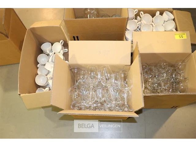 Partij glas en porselein - afbeelding 5 van  6