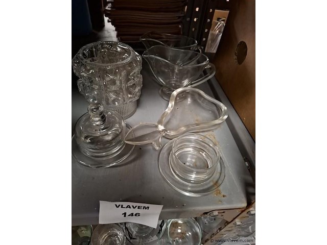 Partij glaswerk - afbeelding 1 van  2