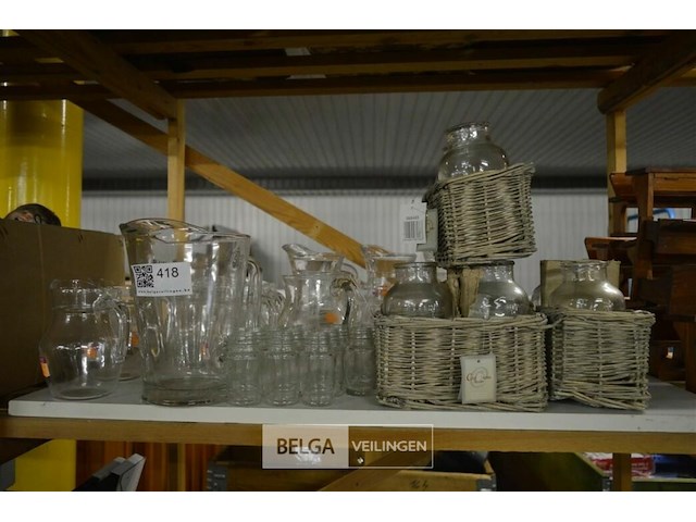 Partij glaswerk - afbeelding 1 van  5