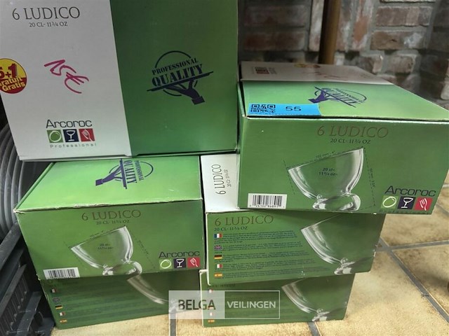 Partij glazen ludico - afbeelding 3 van  7