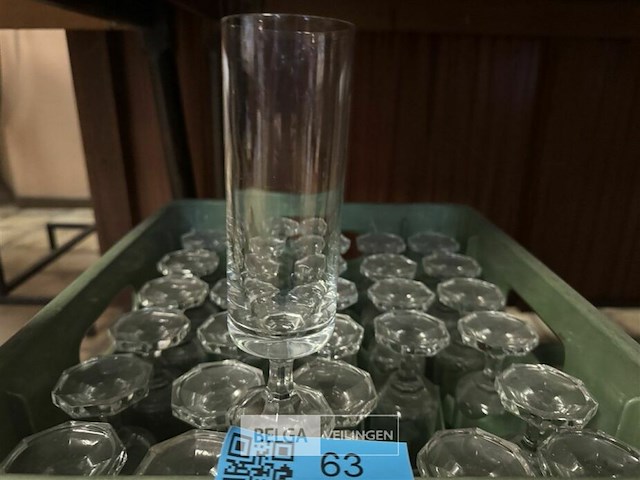 Partij glazen met krat - afbeelding 4 van  6