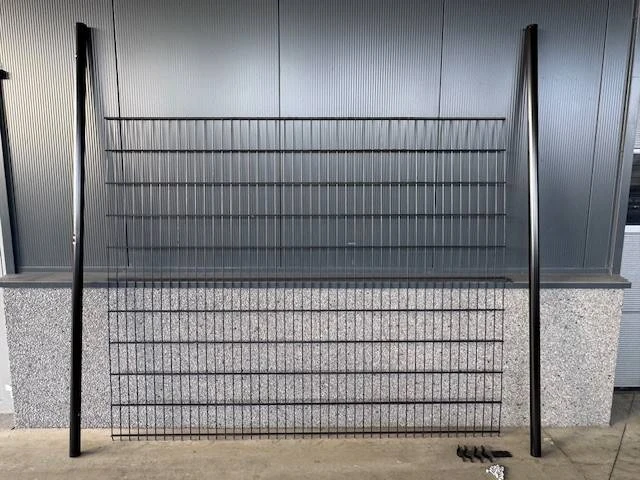 Partij hekwerk dubbelstaafmat 10 stuks nieuw - afbeelding 1 van  1