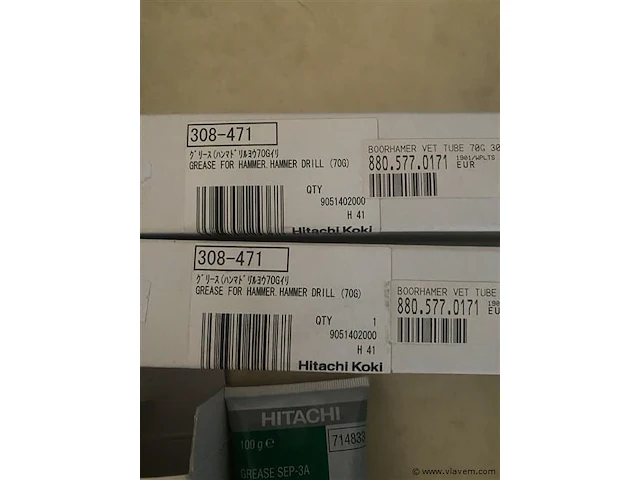 Partij hitachi hikoki stofafzuigers en vet - afbeelding 4 van  6