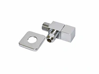 Partij hoekstopkraan 1/2x10mm knel vierkant chroom (87x) - afbeelding 4 van  8