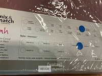 Partij hoeslakens diverse maten en kleuren ± 30 stuks - afbeelding 2 van  6