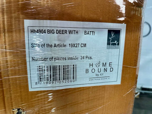 Partij home bound by ky - decoratie rendier (768x) - afbeelding 5 van  5