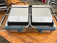 Partij horecatoestellen: dubbele friteuse, gasbrander, salamander, contactgrill - afbeelding 4 van  13