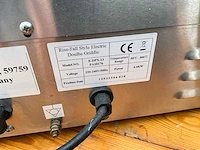 Partij horecatoestellen: dubbele friteuse, gasbrander, salamander, contactgrill - afbeelding 5 van  13