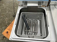 Partij horecatoestellen: dubbele friteuse, gasbrander, salamander, contactgrill - afbeelding 9 van  13