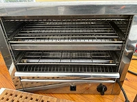 Partij horecatoestellen: dubbele friteuse, gasbrander, salamander, contactgrill - afbeelding 13 van  13