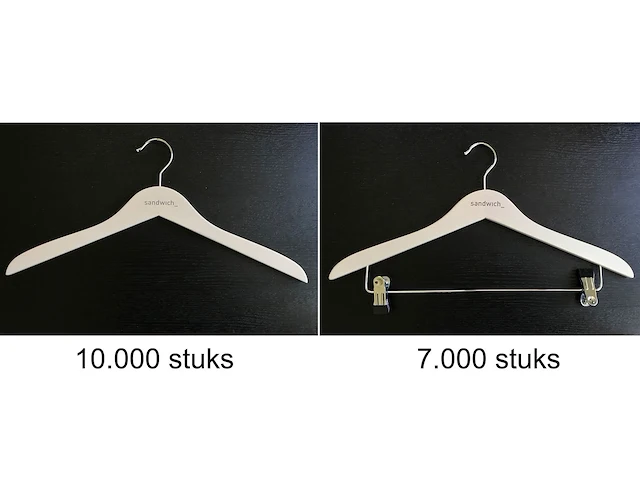 Partij hotelkwaliteit kledinghangers 17.000 stuks - afbeelding 1 van  13