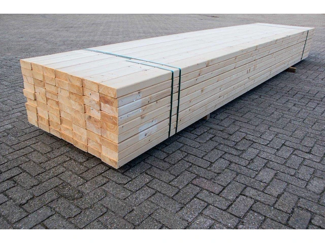 Partij hout 50x150x5100mm 30 stuks nieuw - afbeelding 1 van  1