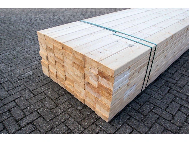 Partij hout 60x160x5100mm 20 stuks nieuw - afbeelding 1 van  1