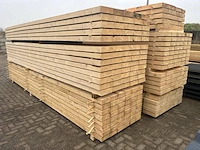Partij hout 63x160x5400mm 60 stuks nieuw - afbeelding 1 van  1