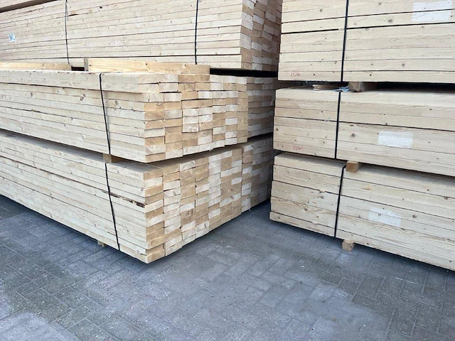 Partij hout 70x170x5100mm 42 stuks - afbeelding 1 van  1