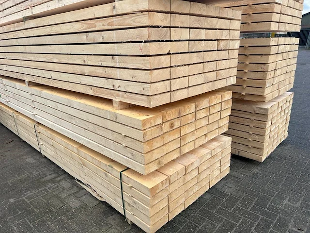 Partij hout 70x170x5100mm 48 stuks - afbeelding 1 van  1