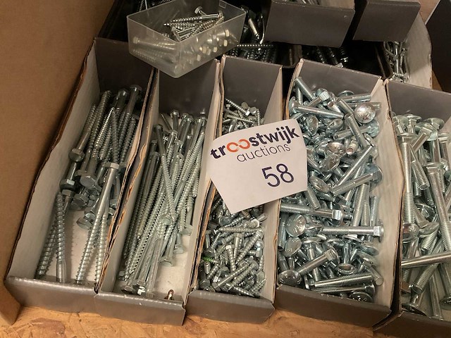 Partij houtbouten en houtschroeven - afbeelding 6 van  7