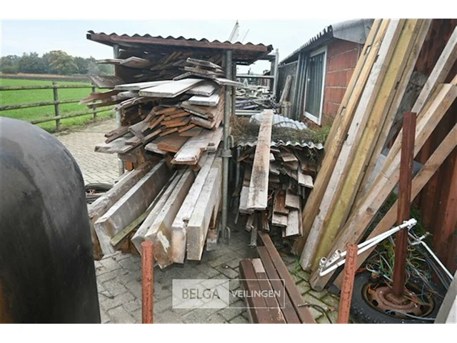Partij houten balken - afbeelding 3 van  10