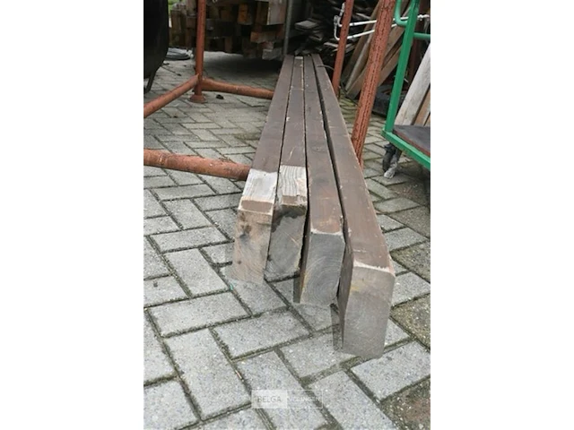 Partij houten balken - afbeelding 5 van  10