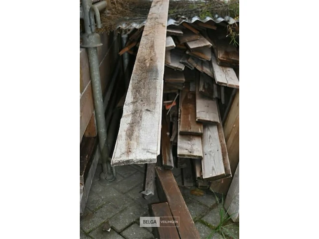 Partij houten balken - afbeelding 7 van  10