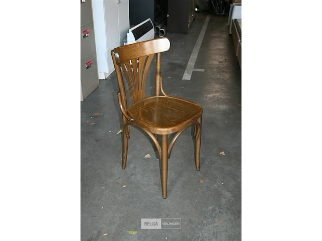 Partij houten caféstoelen - afbeelding 2 van  4