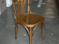 Partij houten caféstoelen - afbeelding 2 van  4