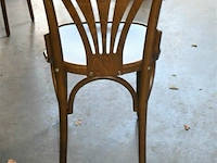 Partij houten caféstoelen - afbeelding 4 van  4