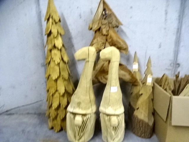 Partij houten decoratie thema kerst - afbeelding 2 van  6