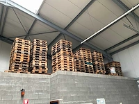 Partij houten euro pallets - afbeelding 1 van  3