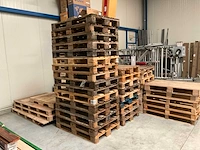 Partij houten palletten - afbeelding 2 van  4