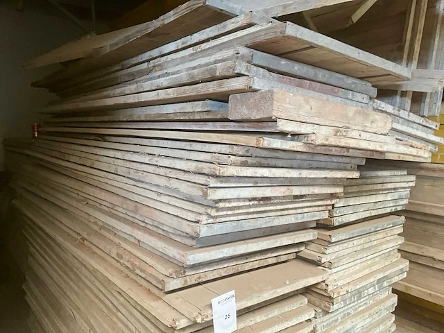 Partij houten platen (circa 160x) - afbeelding 2 van  5
