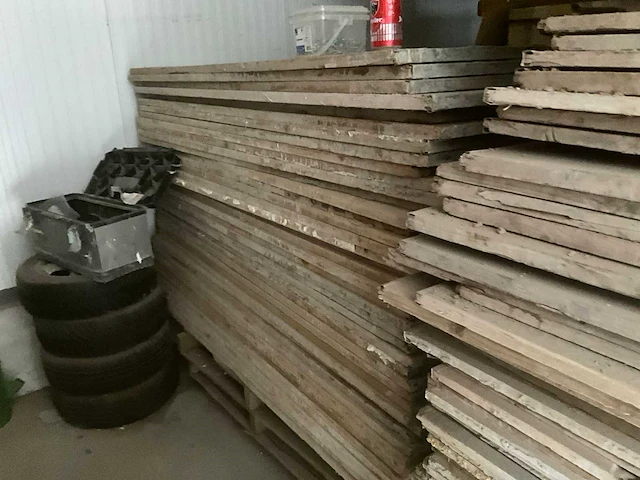 Partij houten platen (circa 160x) - afbeelding 3 van  5