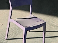 Partij houten stapelstoelen - afbeelding 2 van  4