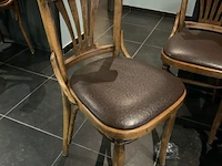 Partij houten stoelen - afbeelding 2 van  5