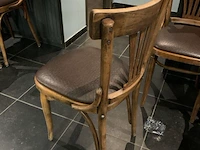 Partij houten stoelen - afbeelding 3 van  5