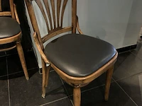 Partij houten stoelen - afbeelding 4 van  5