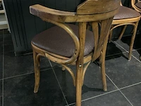 Partij houten stoelen - afbeelding 3 van  7