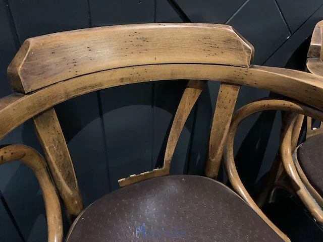 Partij houten stoelen - afbeelding 4 van  7