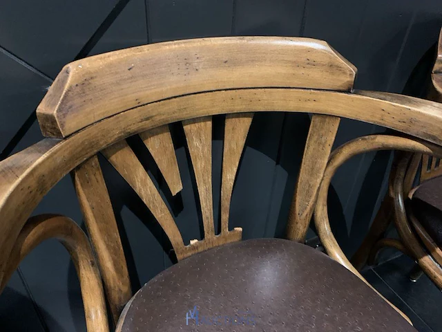 Partij houten stoelen - afbeelding 5 van  7