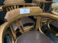 Partij houten stoelen - afbeelding 6 van  7