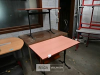 Partij houten tafels - afbeelding 3 van  5