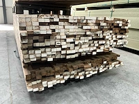 Partij houten thermo ayous gevelbekleding - afbeelding 4 van  7
