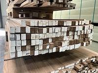 Partij houten thermo ayous gevelbekleding - afbeelding 5 van  7