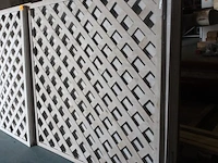 Partij houten tuinpanelen - afbeelding 3 van  4