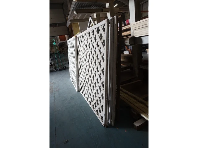 Partij houten tuinpanelen - afbeelding 4 van  4
