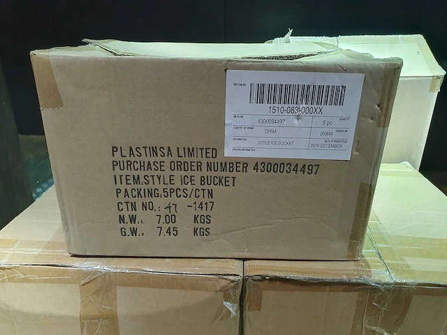 Partij ijsemmers en crates - afbeelding 6 van  26