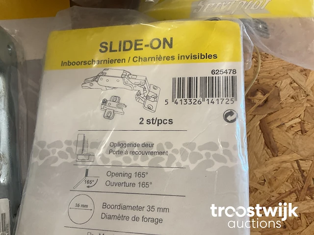 Partij inboor scharnieren; poortvastzetter; bedhaken - afbeelding 8 van  11